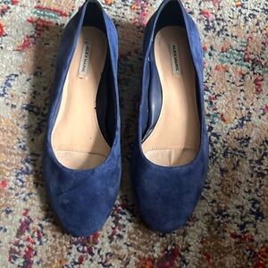 Blue suede shoes